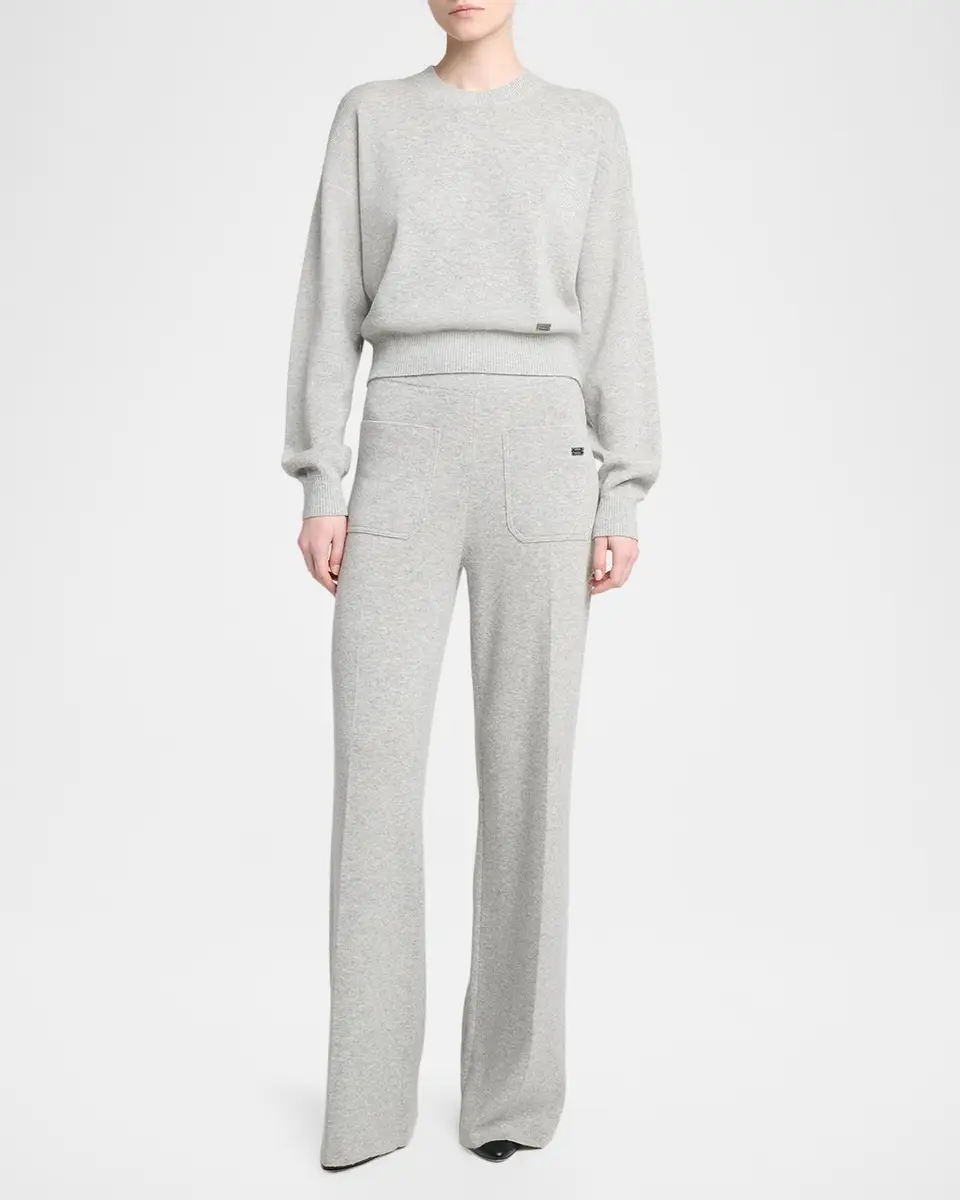 Victoria Beckham Wool-Blend Crewneck Sweater | Thumbnail 2 Victoria Beckham Wool-Blend Crewneck Sweater | Thumbnail 2