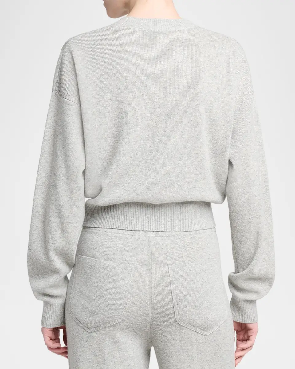 Victoria Beckham Wool-Blend Crewneck Sweater | Thumbnail 3 Victoria Beckham Wool-Blend Crewneck Sweater | Thumbnail 3