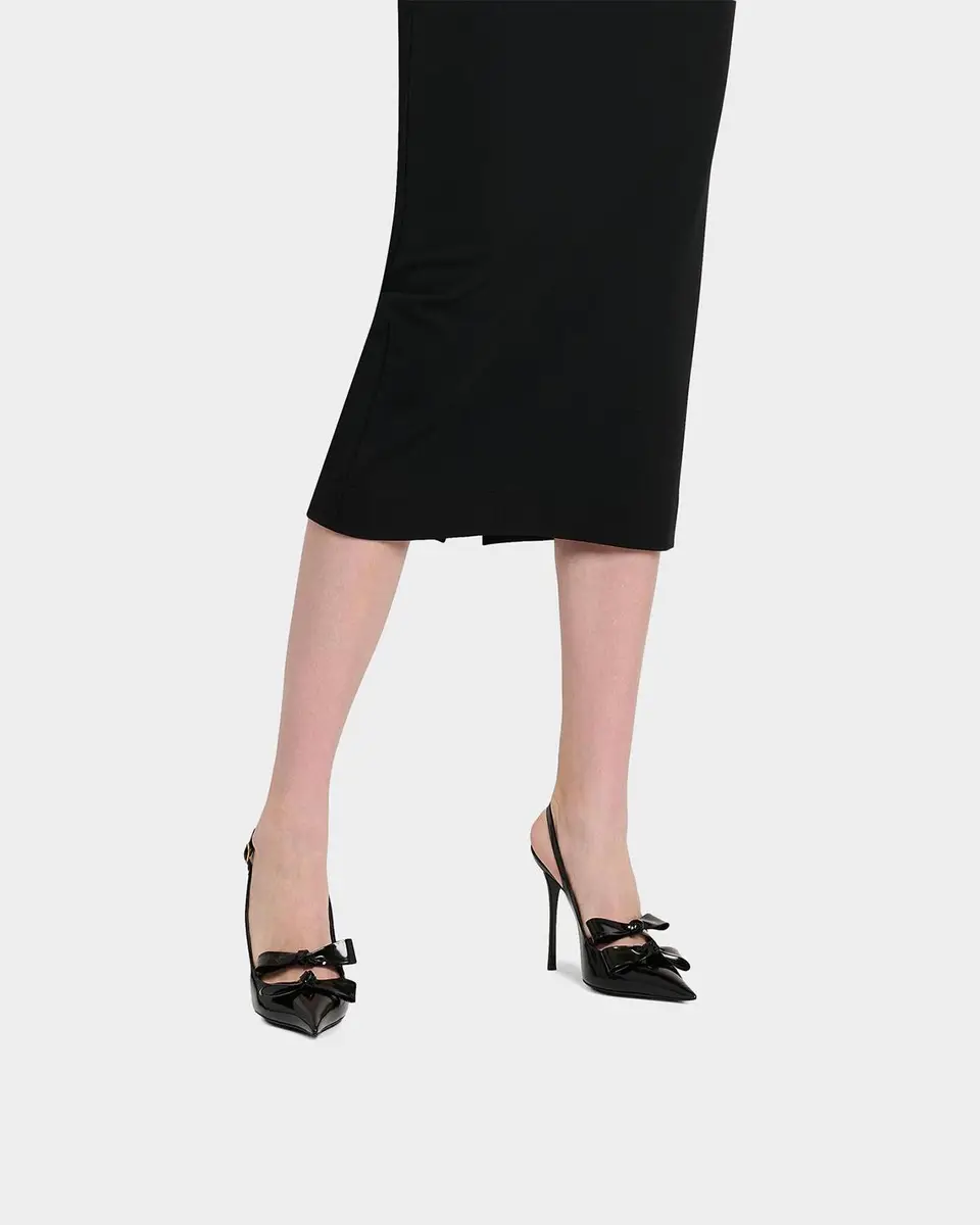 Dolce & Gabbana Patent Leather Bow Slingback Pumps | Thumbnail 2 Dolce & Gabbana Patent Leather Bow Slingback Pumps | Thumbnail 2