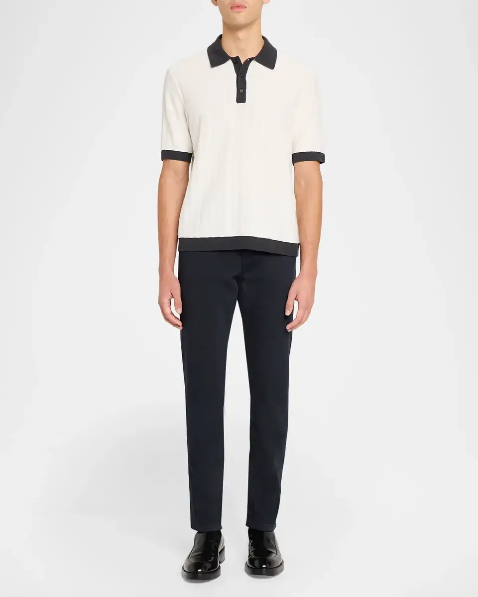rag & bone Men's Zuma Stripe Contrast-Trim Polo Shirt | Thumbnail 2 rag & bone Men's Zuma Stripe Contrast-Trim Polo Shirt | Thumbnail 2
