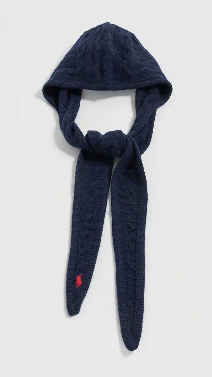 Polo Ralph Lauren Cable Hoodie Wrap | Thumbnail 2 Polo Ralph Lauren Cable Hoodie Wrap | Thumbnail 2
