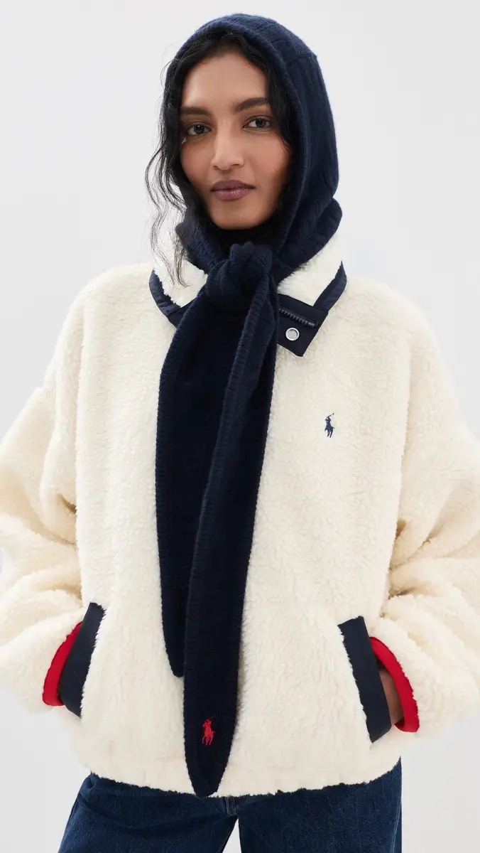 Polo Ralph Lauren Cable Hoodie Wrap | Thumbnail 3 Polo Ralph Lauren Cable Hoodie Wrap | Thumbnail 3