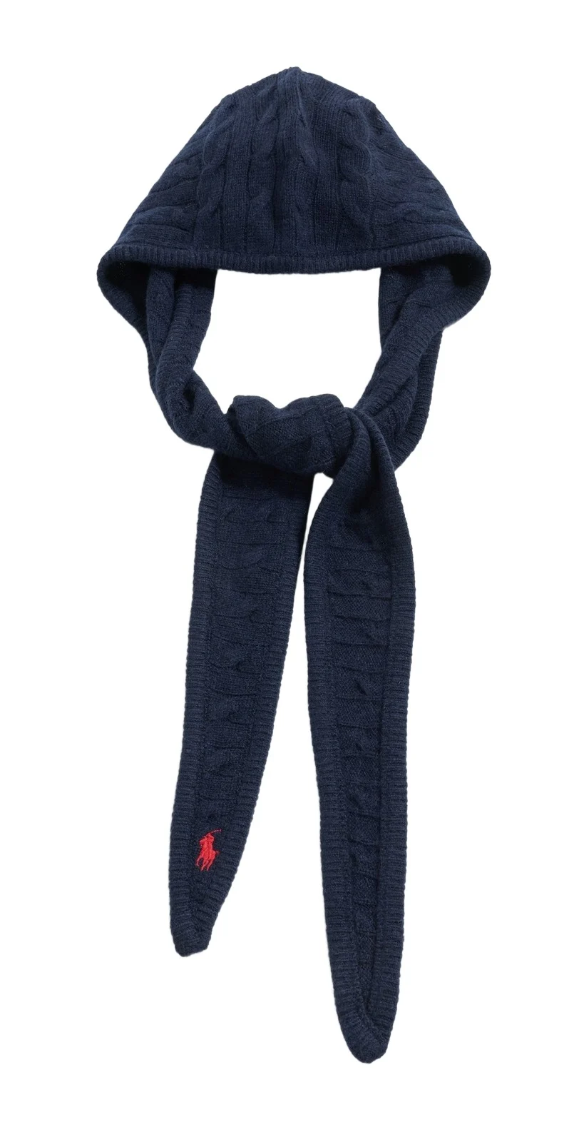 Cable Hoodie Wrap