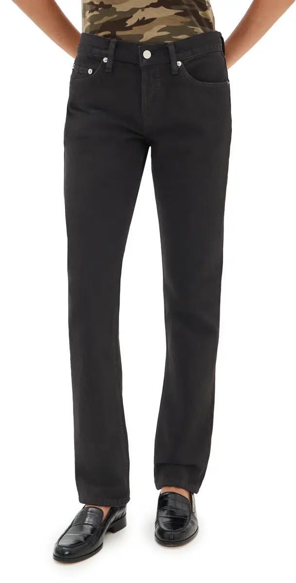 RE/DONE Slim Cigarette Jeans Washed Black 27 | Image 1 RE/DONE Slim Cigarette Jeans Washed Black 27 | Image 1