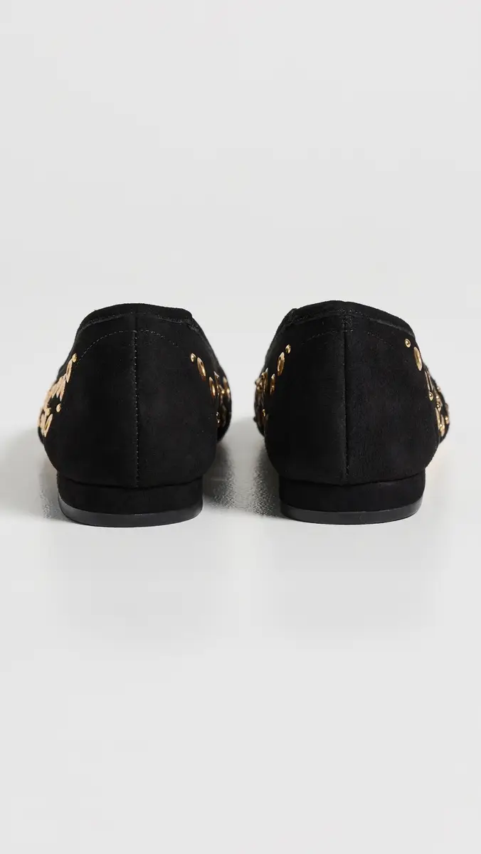 Cinq à Sept Ivy Mixed Hardware Ballet Flats | Thumbnail 4 Cinq à Sept Ivy Mixed Hardware Ballet Flats | Thumbnail 4