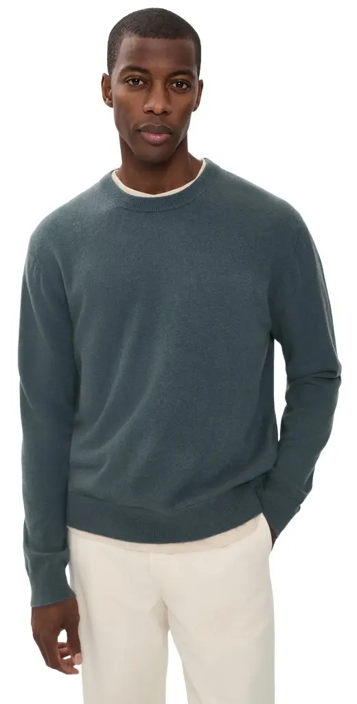 Vince Cashmere Sweater Azure | Image 1 Vince Cashmere Sweater Azure | Image 1