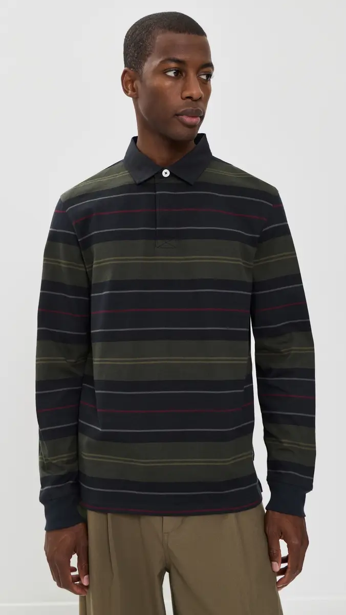 Barbour Frith Tartan Stripe Rugby Shirt | Thumbnail 3 Barbour Frith Tartan Stripe Rugby Shirt | Thumbnail 3