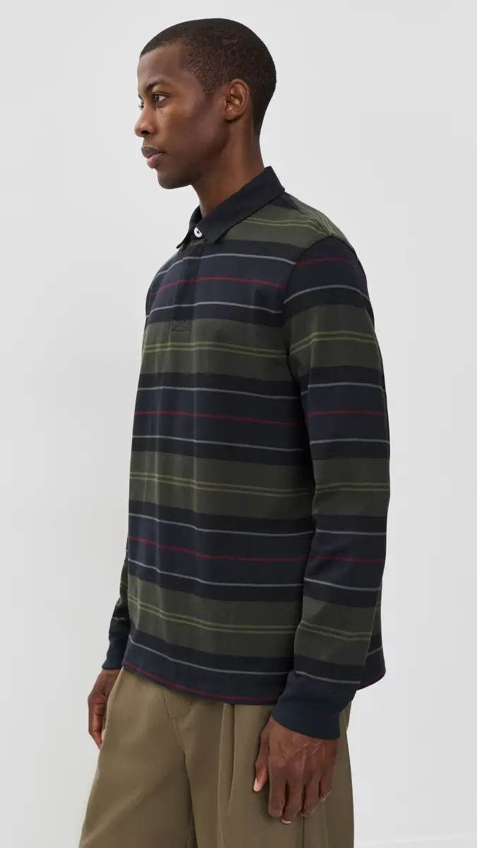 Barbour Frith Tartan Stripe Rugby Shirt | Thumbnail 5 Barbour Frith Tartan Stripe Rugby Shirt | Thumbnail 5