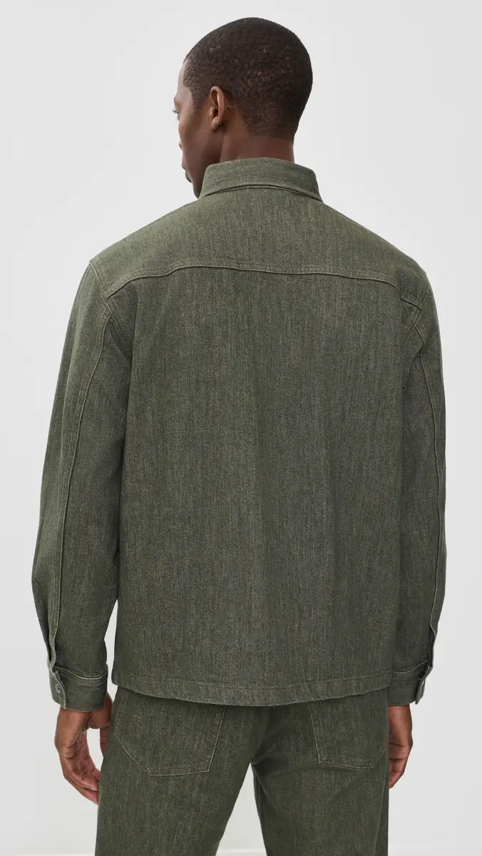 Theory Denim Button Down Shacket | Thumbnail 3 Theory Denim Button Down Shacket | Thumbnail 3