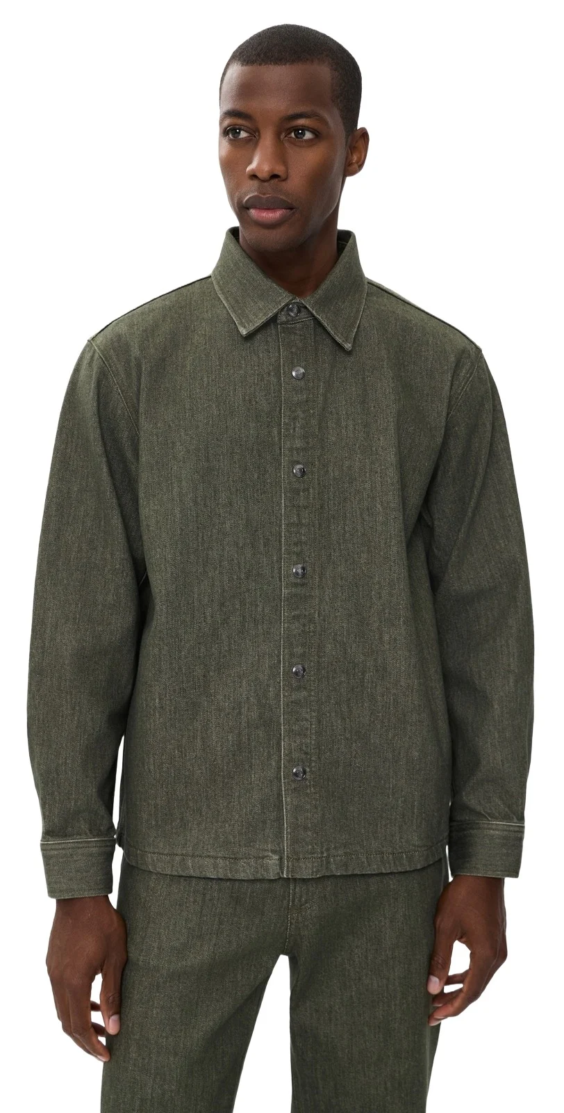 Denim Button Down Shacket Denim Button Down Shacket
