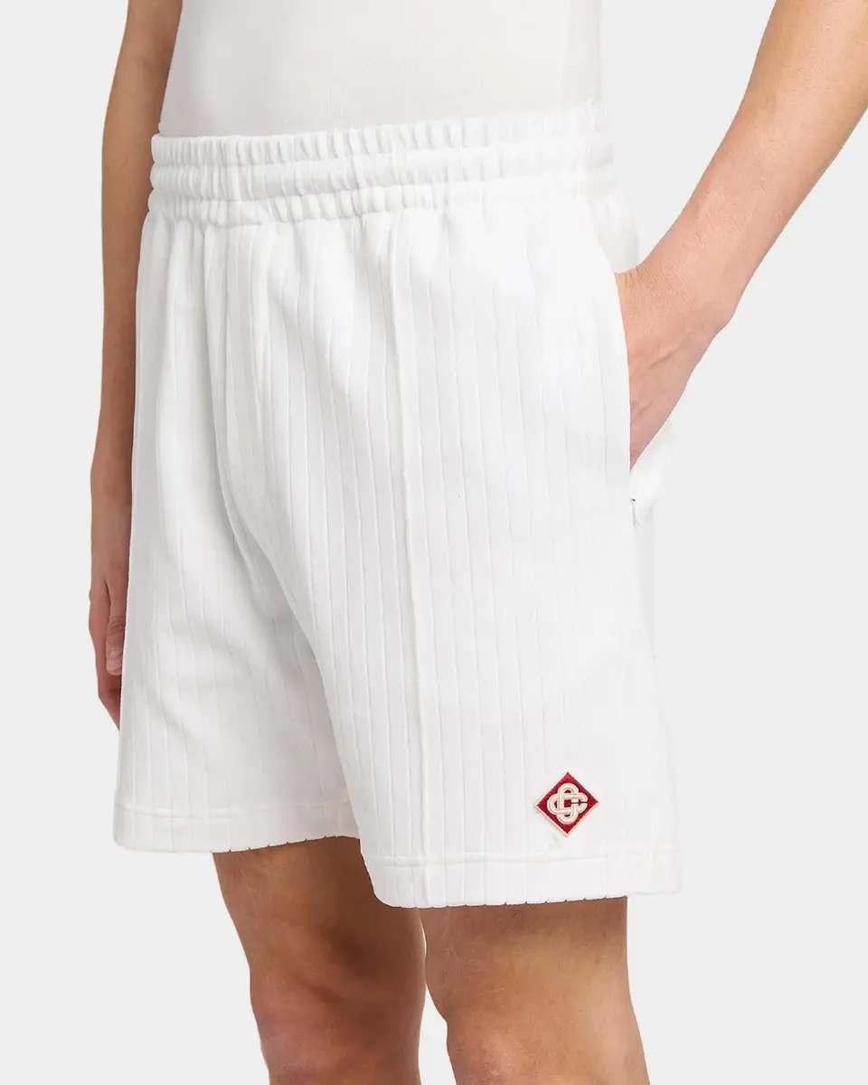 Casablanca Velour Rib-Knit Shorts | Thumbnail 4