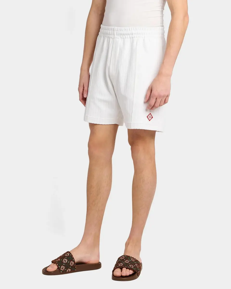 Casablanca Velour Rib-Knit Shorts | Thumbnail 5