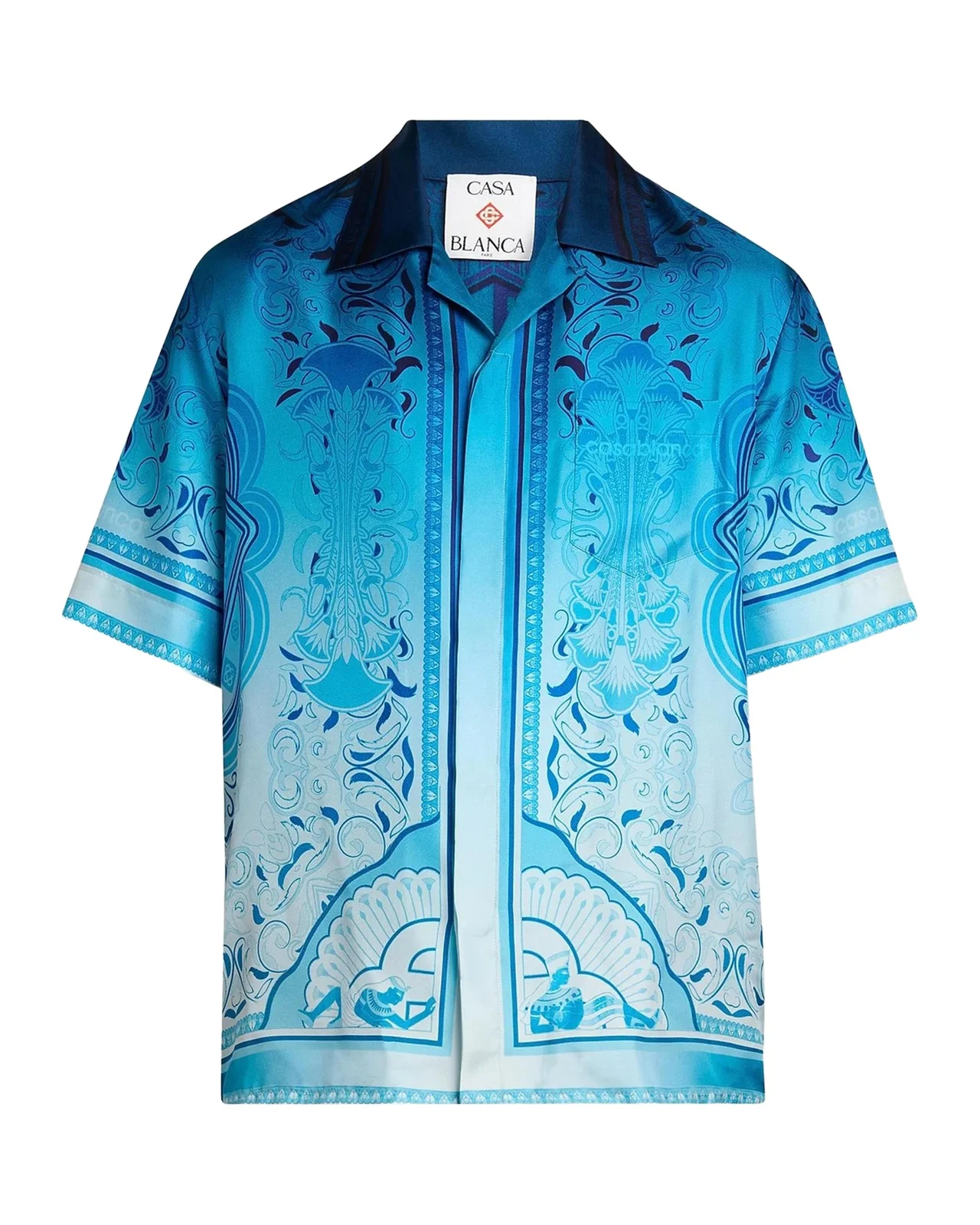 Egyption Rug Silk Camp Shirt Egyption Rug Silk Camp Shirt