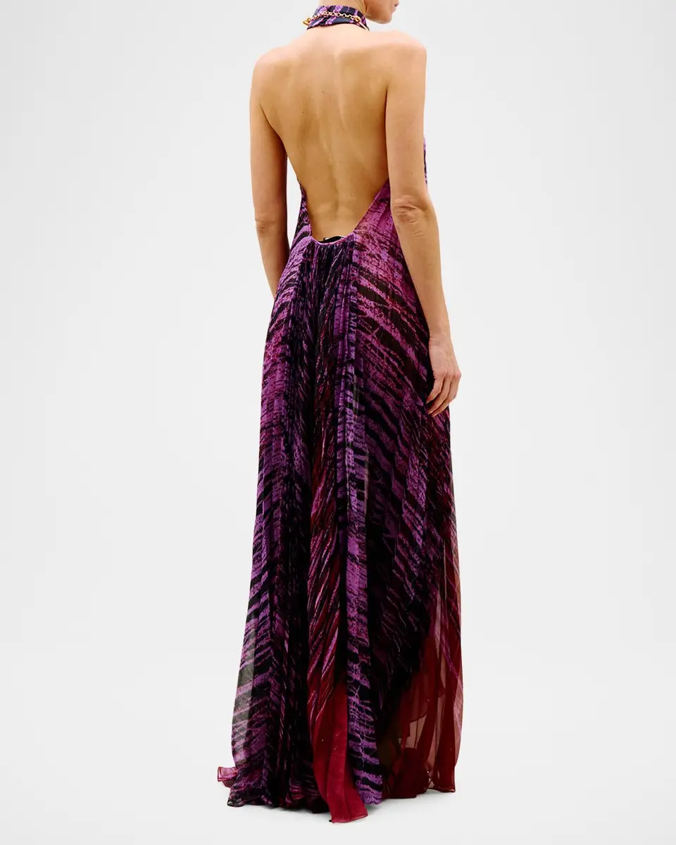 Silvia Tcherassi Lucia Halter Maxi Dress | Thumbnail 3
