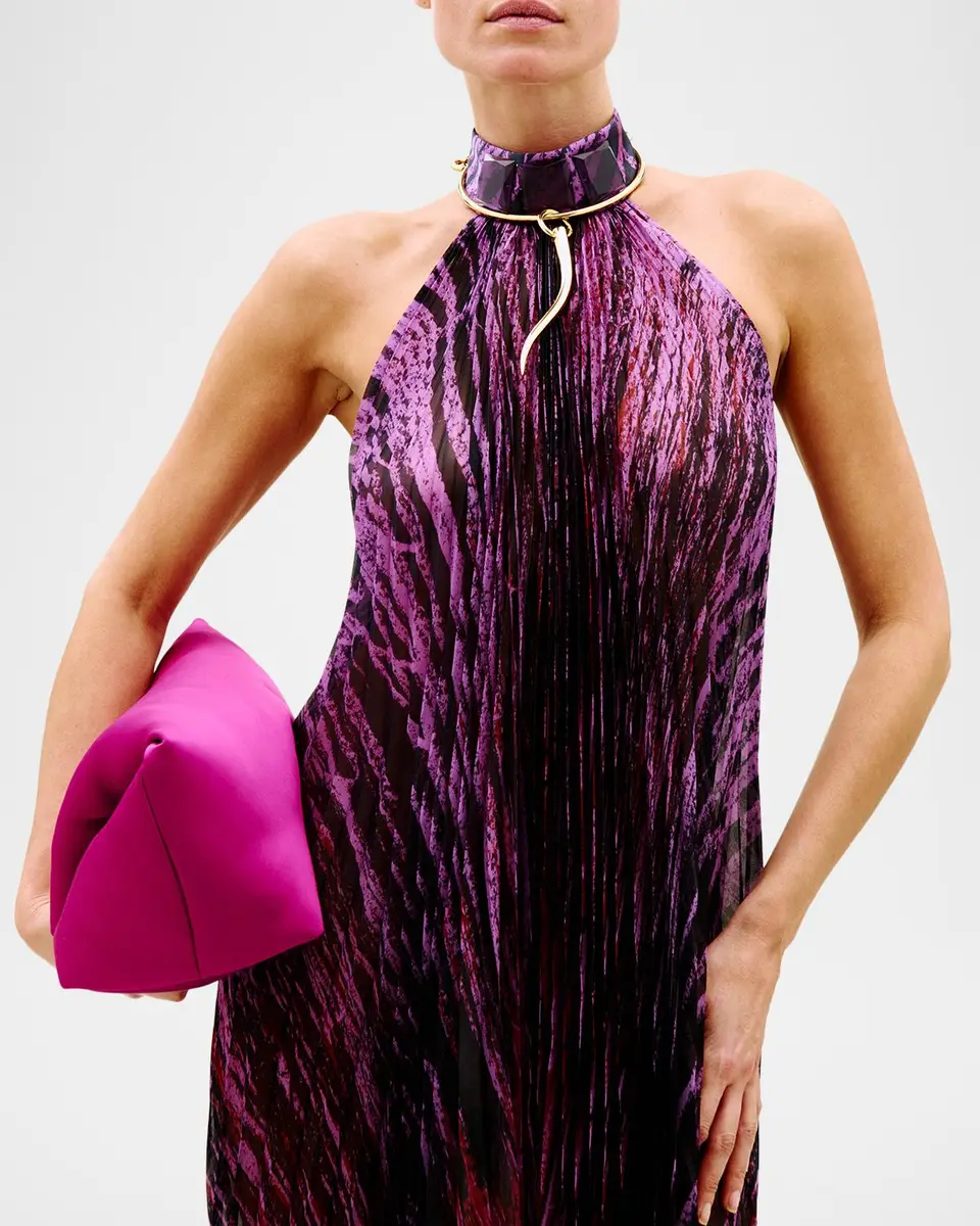 Silvia Tcherassi Lucia Halter Maxi Dress | Thumbnail 4