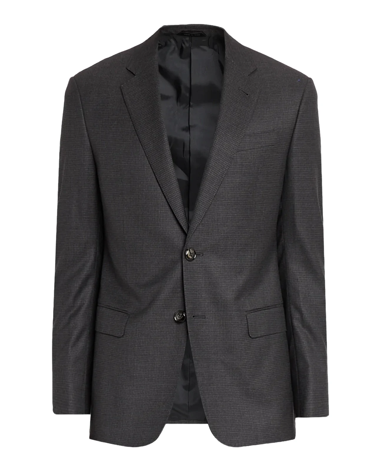 Giorgio Armani Men's Soft Line Wool Micro-Check Single-Breasted Sport Coat