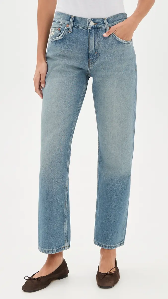 RE/DONE Blondie Straight Jeans | Thumbnail 2 RE/DONE Blondie Straight Jeans | Thumbnail 2