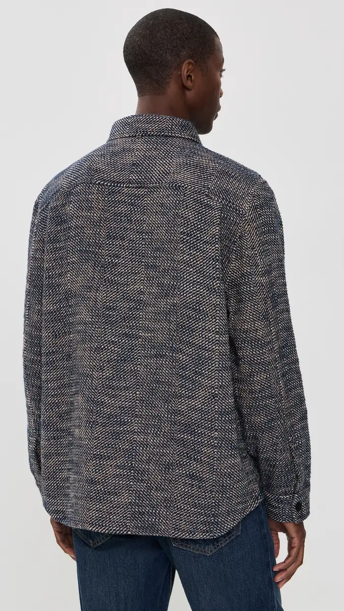 Billy Reid Herringbone CPO Shacket | Thumbnail 3 Billy Reid Herringbone CPO Shacket | Thumbnail 3