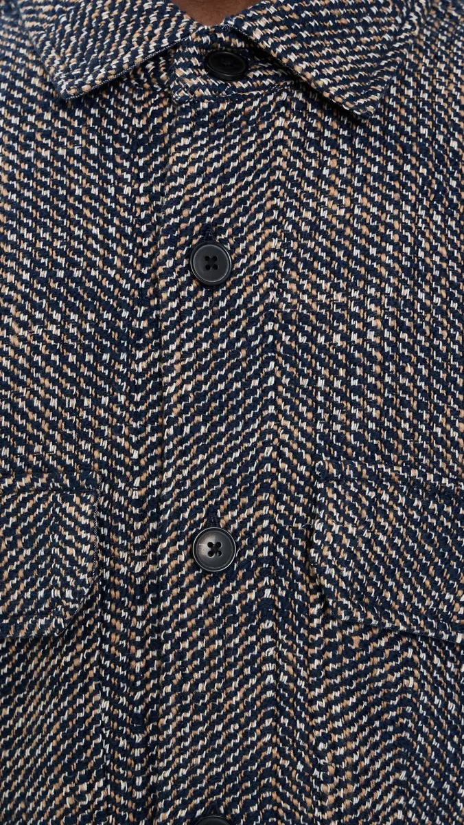 Billy Reid Herringbone CPO Shacket | Thumbnail 6 Billy Reid Herringbone CPO Shacket | Thumbnail 6