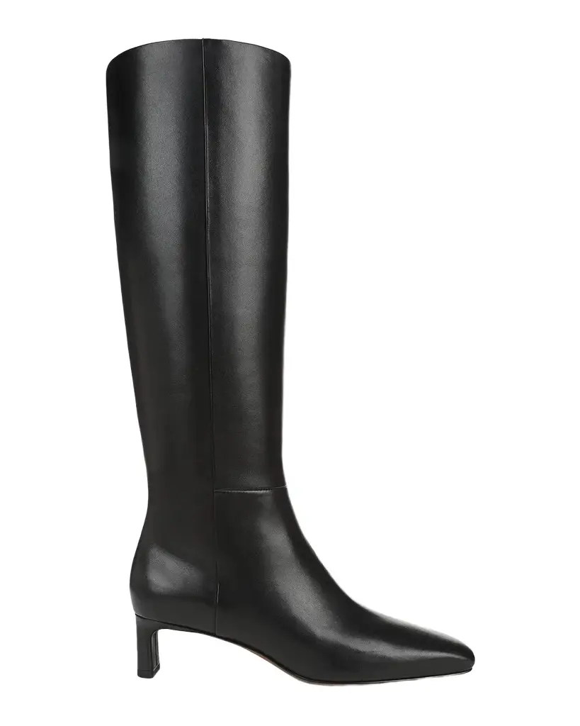 Vince 45mm Lilith Leather Wide Calf Knee-High Boots | Image 1 Vince 45mm Lilith Leather Wide Calf Knee-High Boots | Image 1