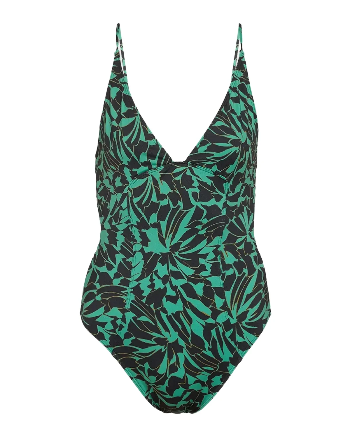 Alba Deep V One-Piece Swimsuit
