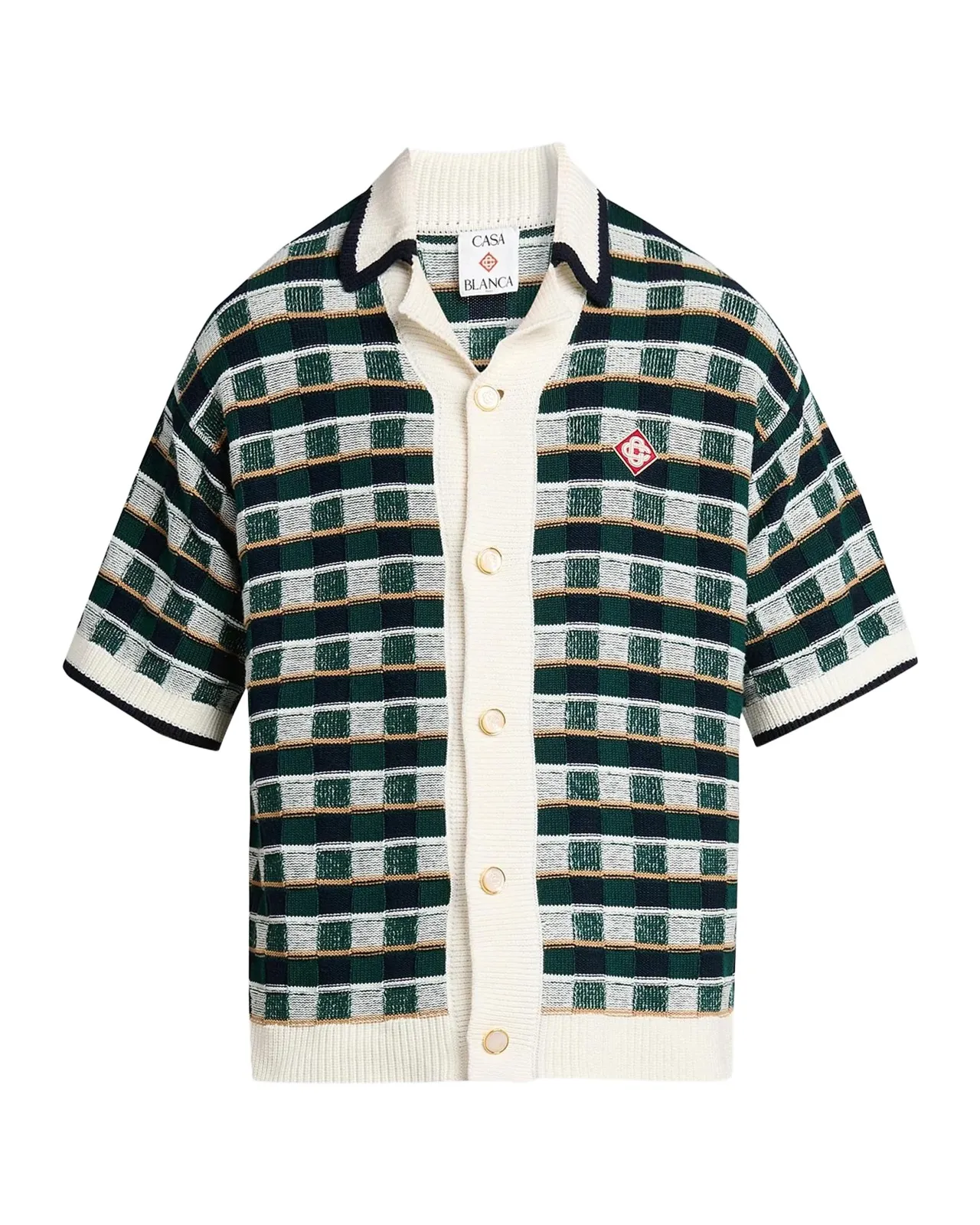 Mosaic Cotton Knit Shirt Mosaic Cotton Knit Shirt