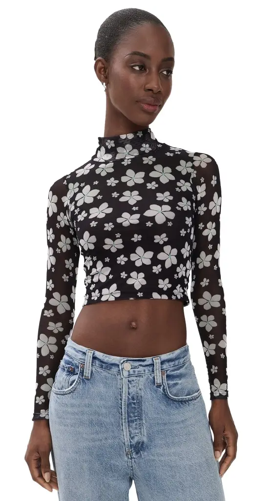 The Lulo Project Cozy Mesh Top