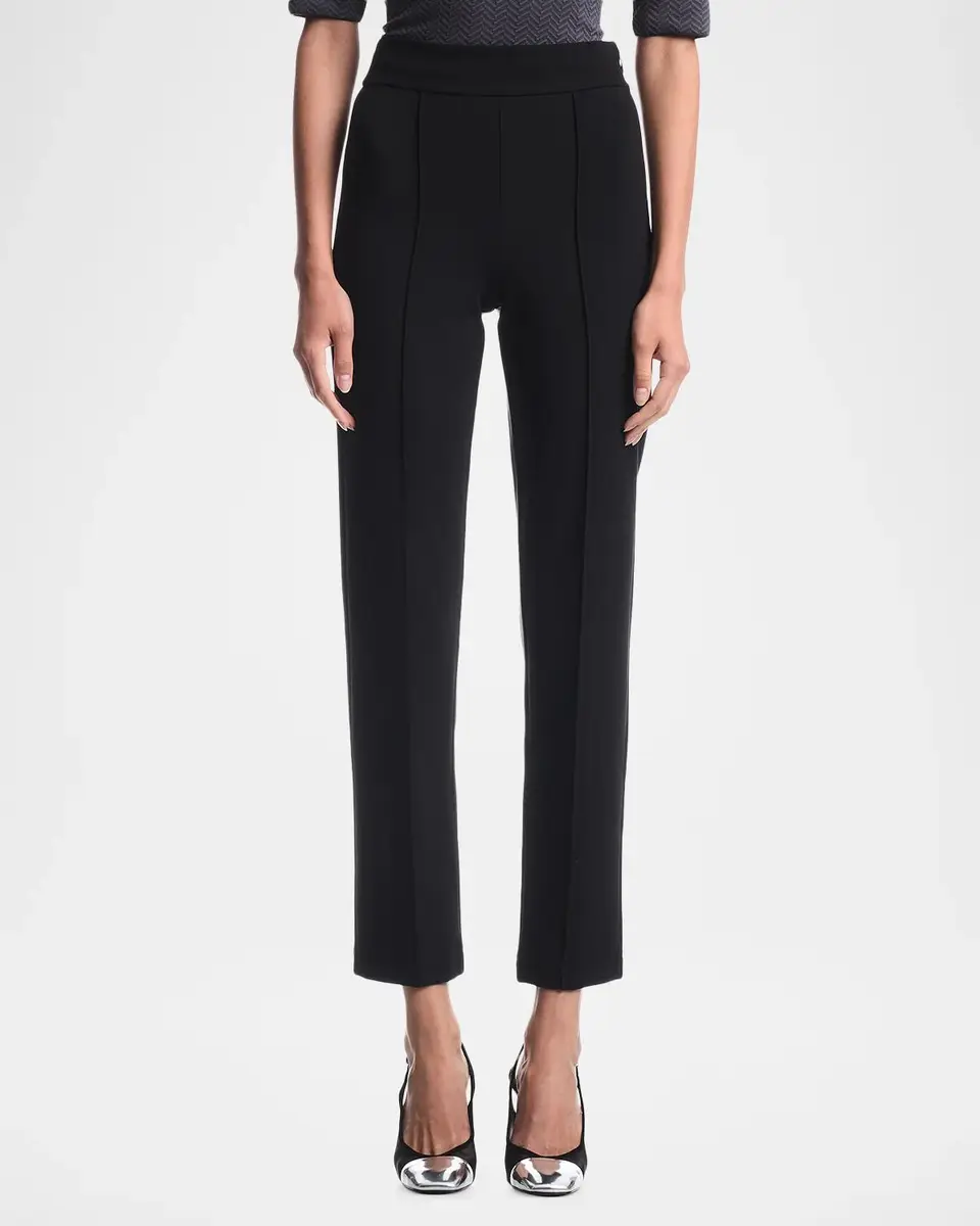 Emporio Armani Cropped Slim-Fit Jersey Pants | Thumbnail 3 Emporio Armani Cropped Slim-Fit Jersey Pants | Thumbnail 3