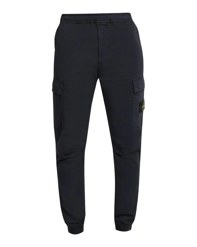 Stone Island Men's Stretch Pull-On Cargo Pants | Image 1 Stone Island Men's Stretch Pull-On Cargo Pants | Image 1