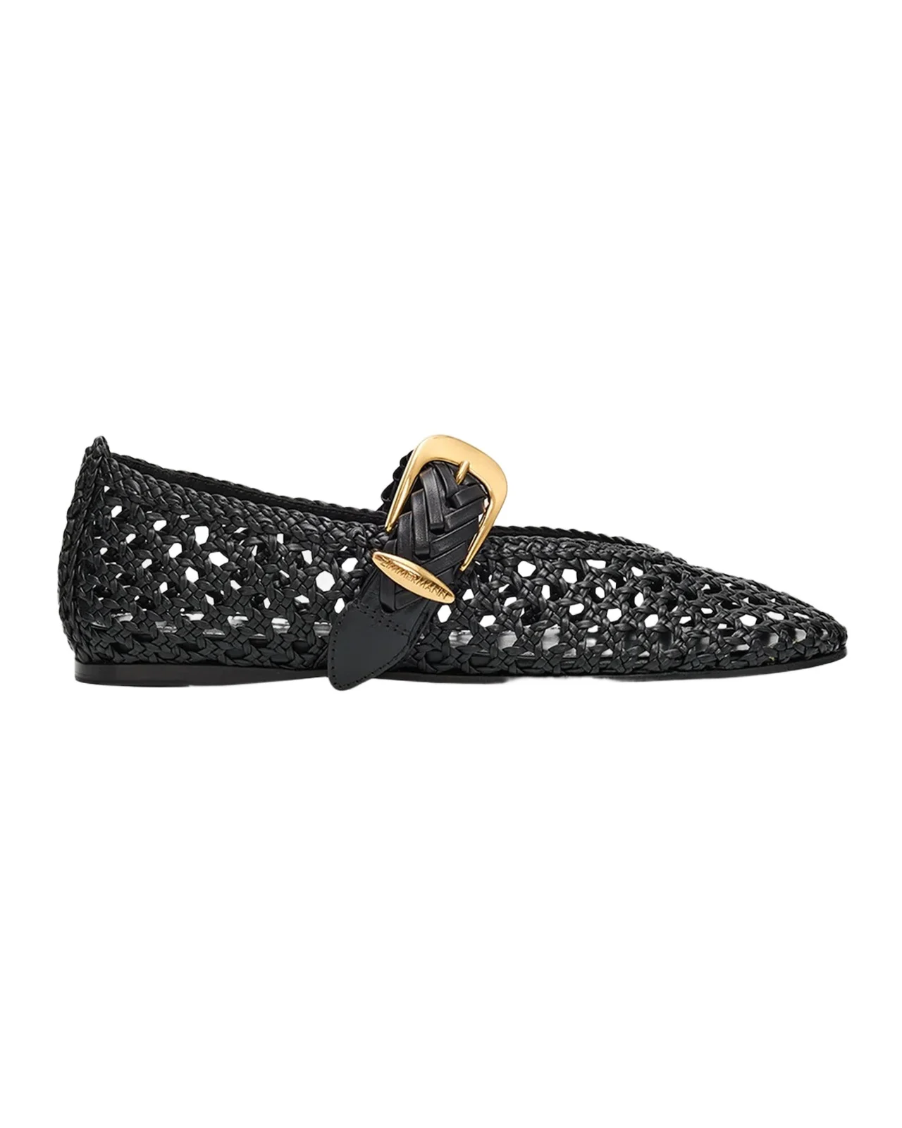 Alchemy Woven Leather Ballerina Flats