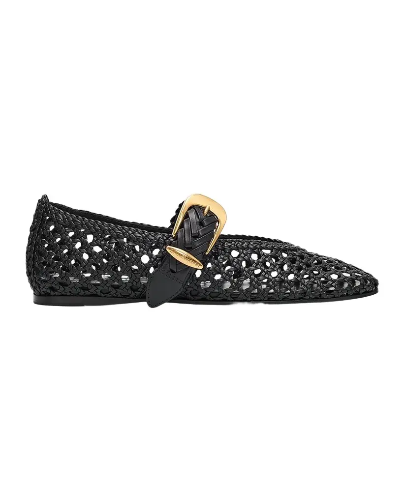 Zimmermann Alchemy Woven Leather Ballerina Flats | Image 1 Zimmermann Alchemy Woven Leather Ballerina Flats | Image 1