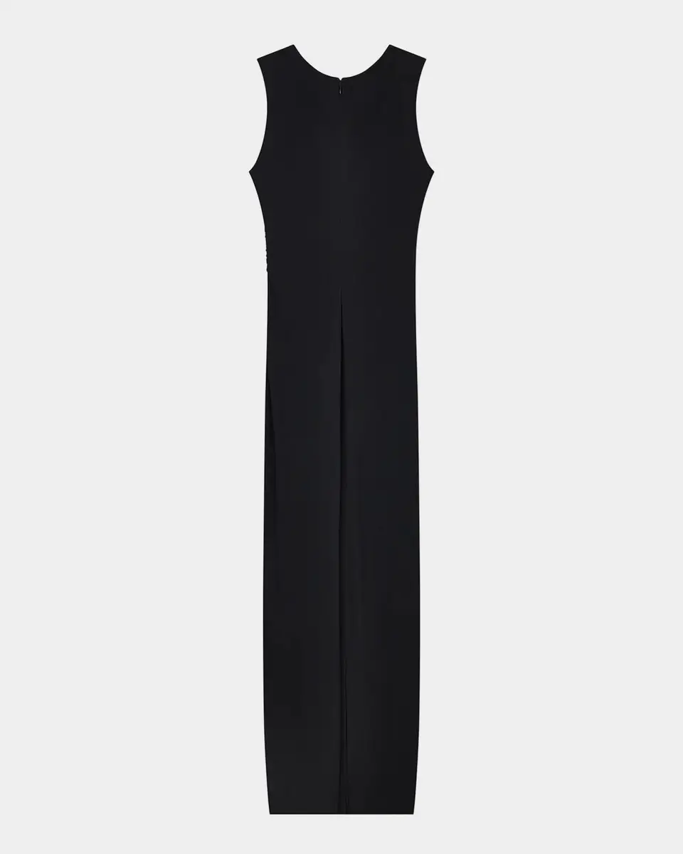 Emporio Armani Sleeveless Jersey Column Maxi Dress | Thumbnail 5 Emporio Armani Sleeveless Jersey Column Maxi Dress | Thumbnail 5