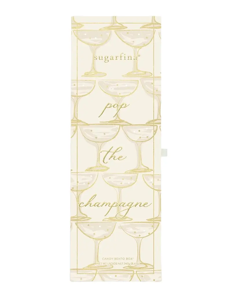 Sugarfina Pop The Champagne Candy Bento Box Gift Set | Image 1 Sugarfina Pop The Champagne Candy Bento Box Gift Set | Image 1