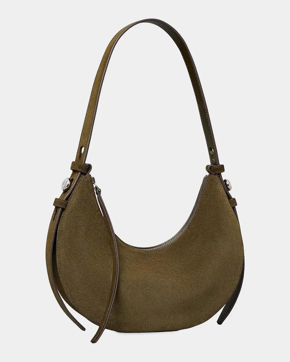 Tory Burch Romy Suede Half Moon Bag | Thumbnail 2 Tory Burch Romy Suede Half Moon Bag | Thumbnail 2