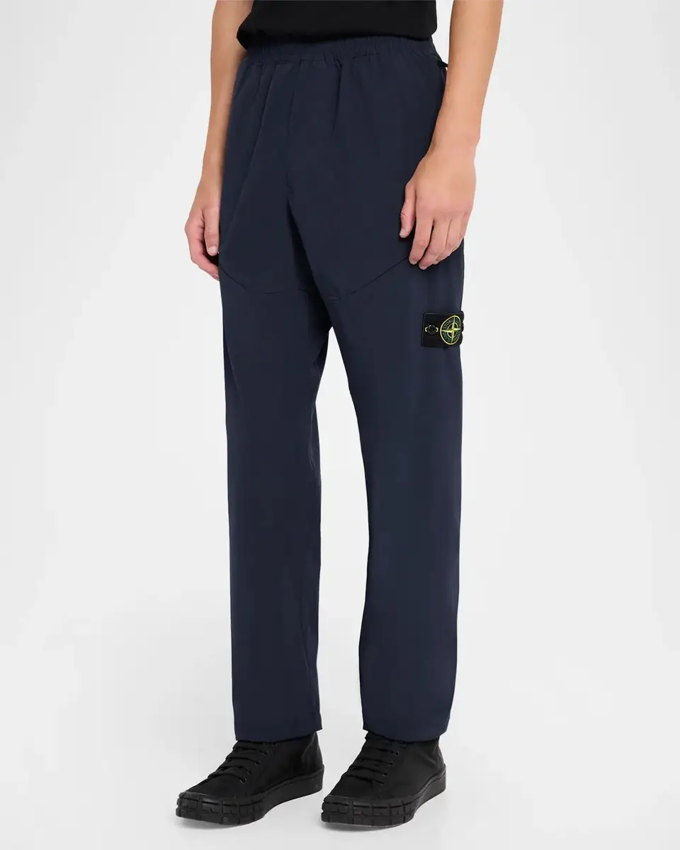 Stone Island Men's Stretch Polyester Pull-On Pants | Thumbnail 4 Stone Island Men's Stretch Polyester Pull-On Pants | Thumbnail 4