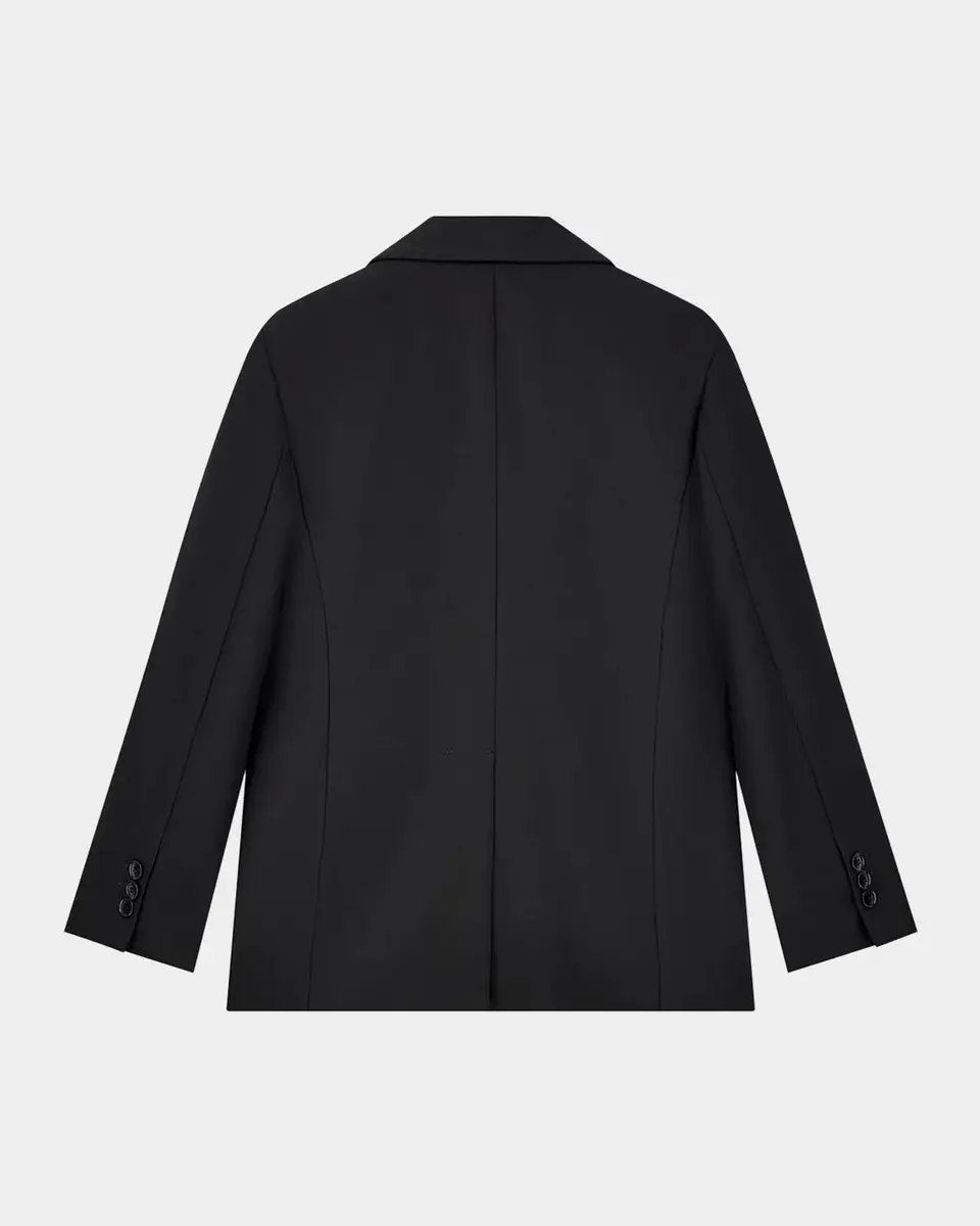 Emporio Armani Single-Breasted Stretch Cady Jacket | Thumbnail 5 Emporio Armani Single-Breasted Stretch Cady Jacket | Thumbnail 5