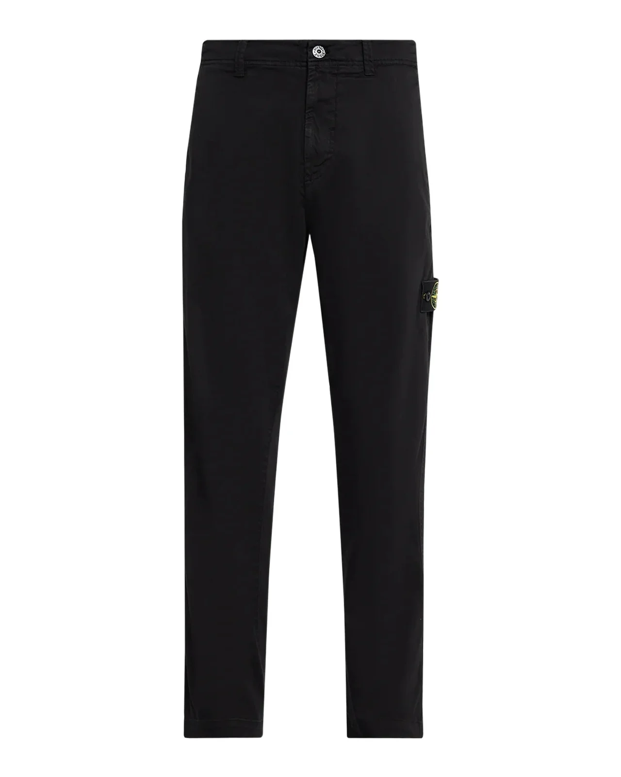 Men's Cotton-Stretch Flat-Front Pants