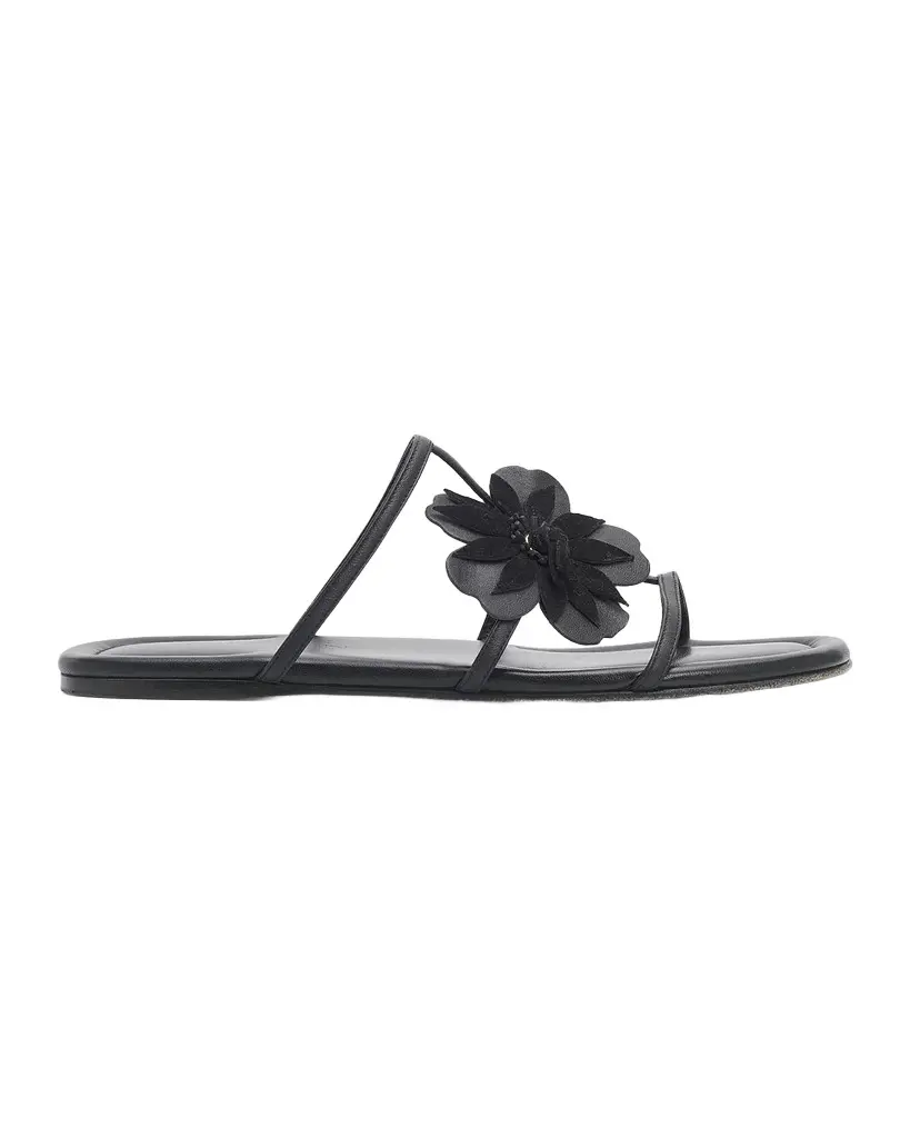 Zimmermann Belara Flower-Appliqué Leather Sandals | Image 1 Zimmermann Belara Flower-Appliqué Leather Sandals | Image 1