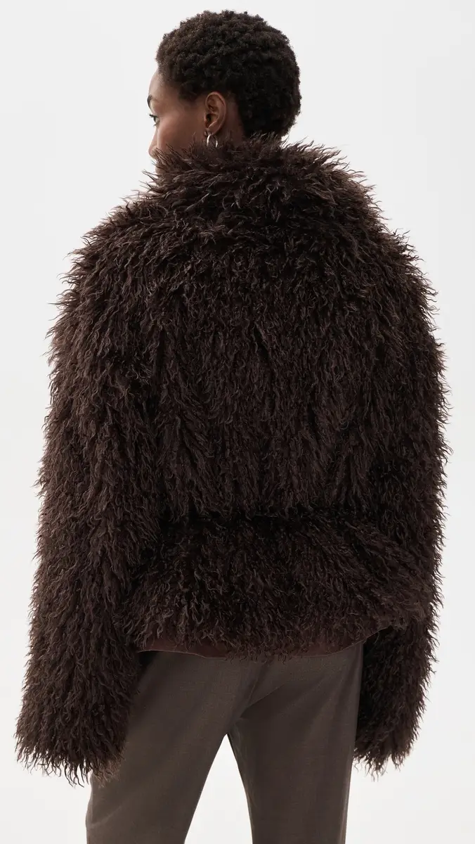 Source Unknown Hathi Belted Faux Fur Jacket | Thumbnail 3 Source Unknown Hathi Belted Faux Fur Jacket | Thumbnail 3