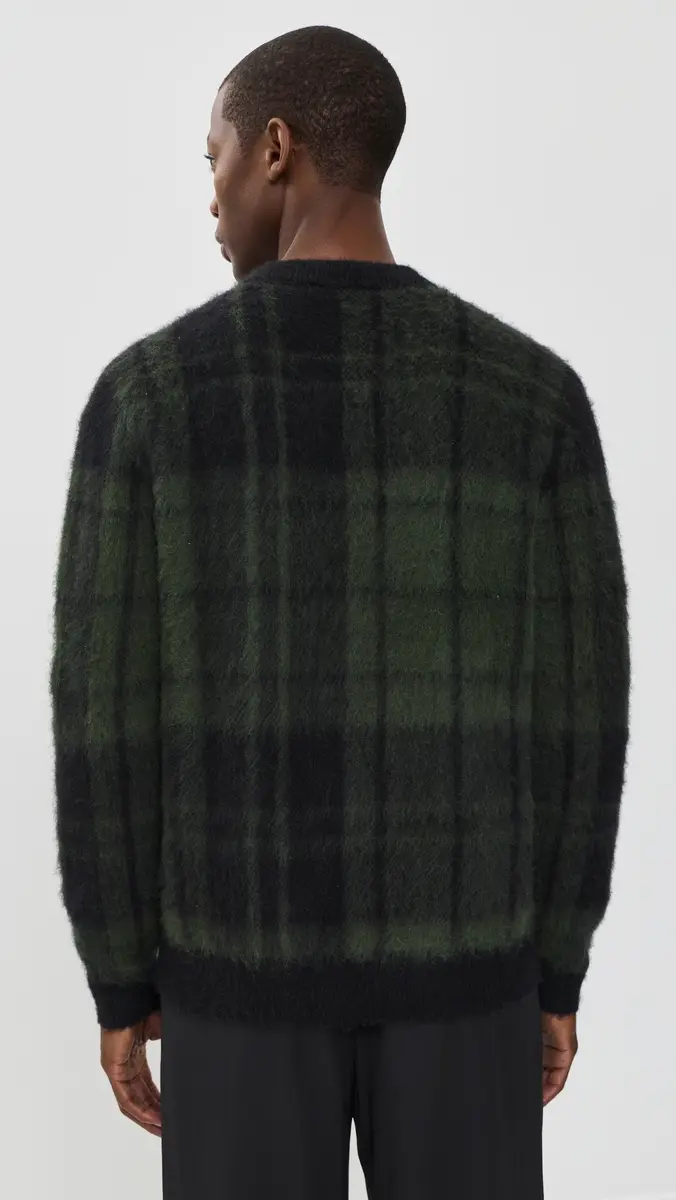 Barbour Hunham Tartan V Neck Sweater | Thumbnail 3 Barbour Hunham Tartan V Neck Sweater | Thumbnail 3