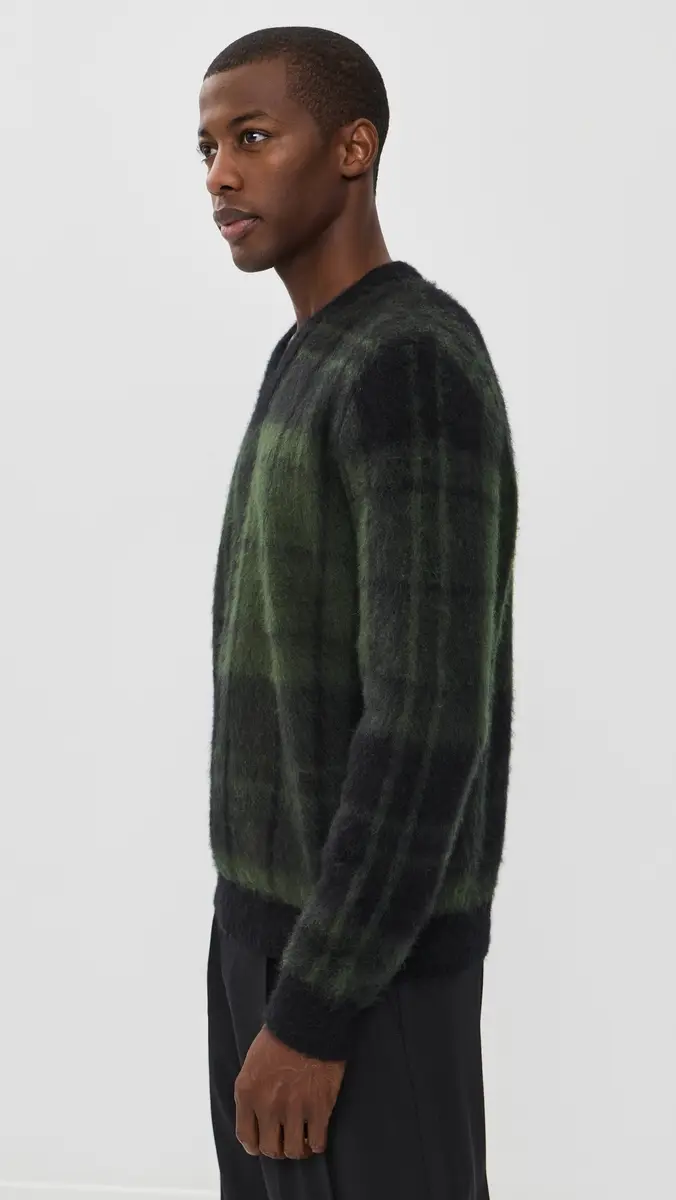 Barbour Hunham Tartan V Neck Sweater | Thumbnail 4 Barbour Hunham Tartan V Neck Sweater | Thumbnail 4