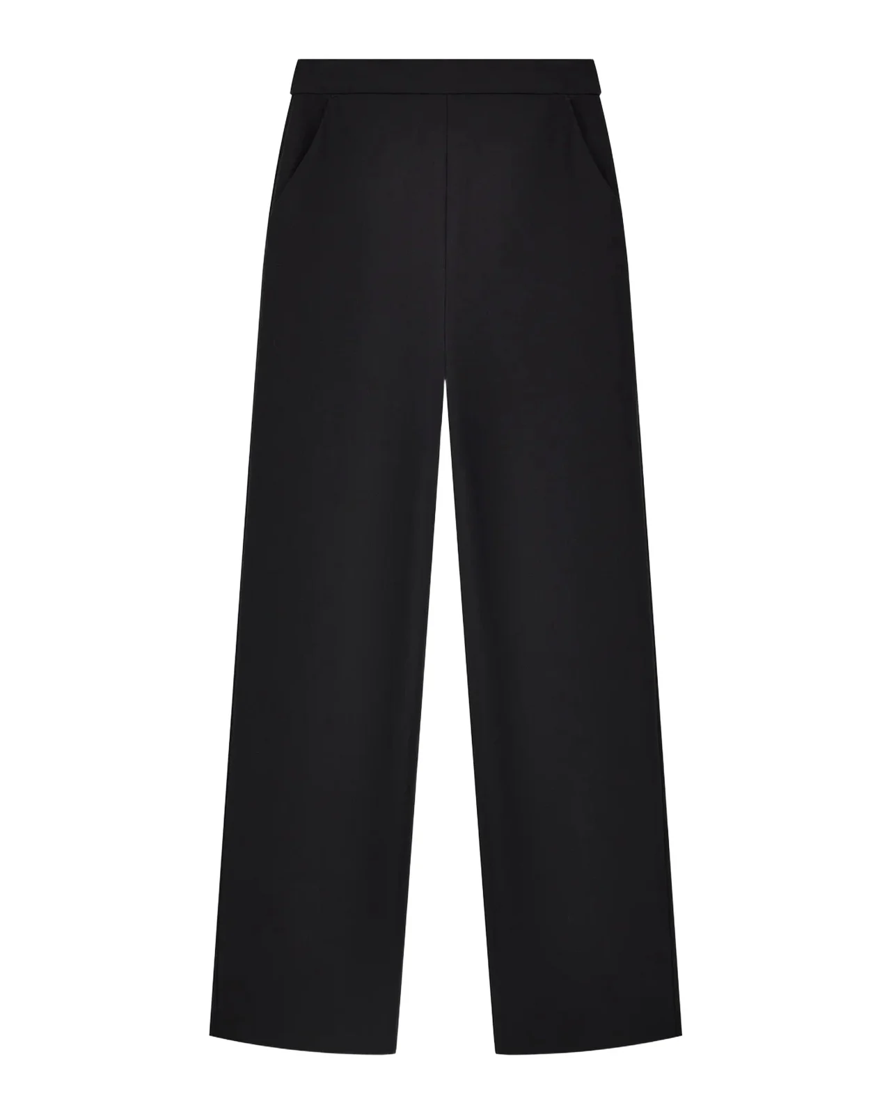 Emporio Armani Straight-Leg Stretch Cady Pants