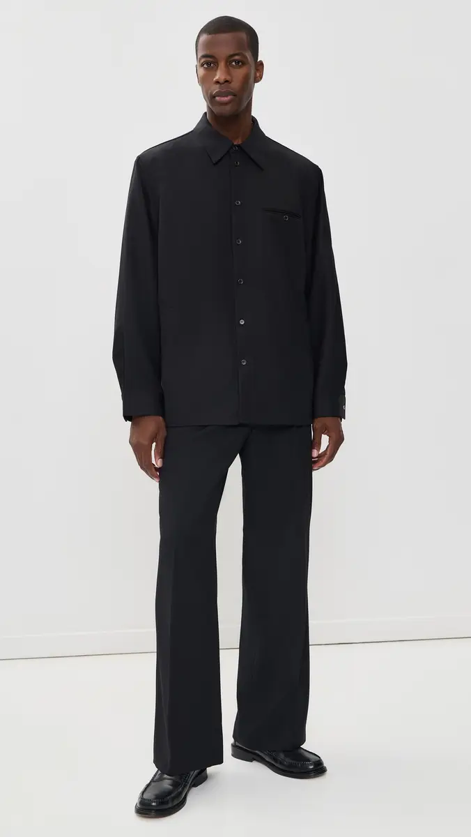 Helmut Lang Double Pleated Gabardine Trousers | Thumbnail 5 Helmut Lang Double Pleated Gabardine Trousers | Thumbnail 5