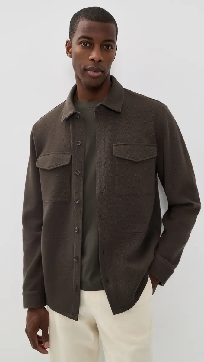 Vince Double Knit Shacket | Thumbnail 2 Vince Double Knit Shacket | Thumbnail 2