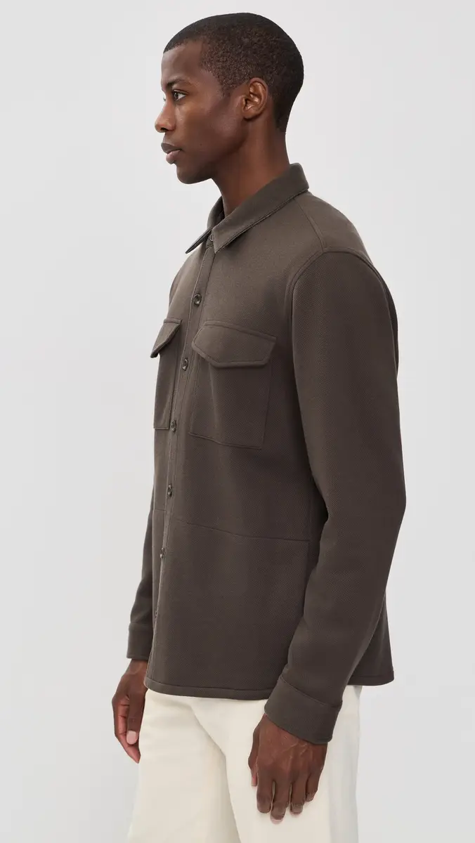 Vince Double Knit Shacket | Thumbnail 4 Vince Double Knit Shacket | Thumbnail 4