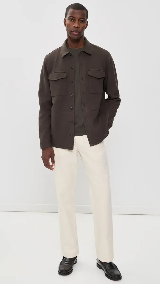 Vince Double Knit Shacket | Thumbnail 5 Vince Double Knit Shacket | Thumbnail 5