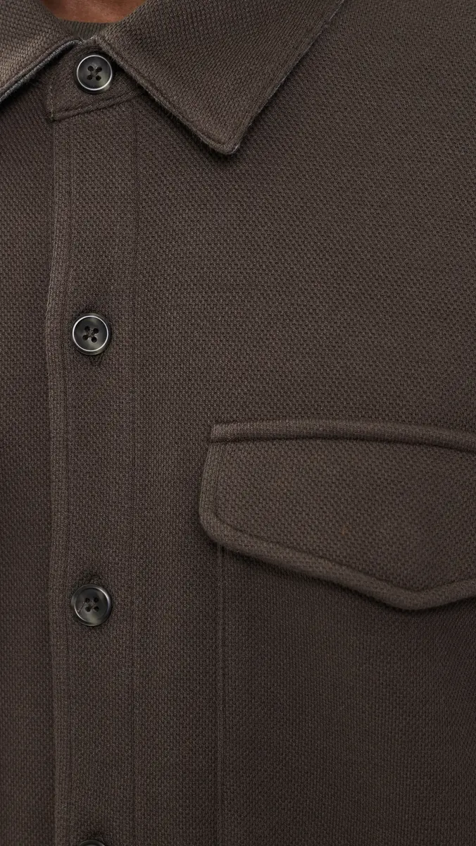 Vince Double Knit Shacket | Thumbnail 6 Vince Double Knit Shacket | Thumbnail 6