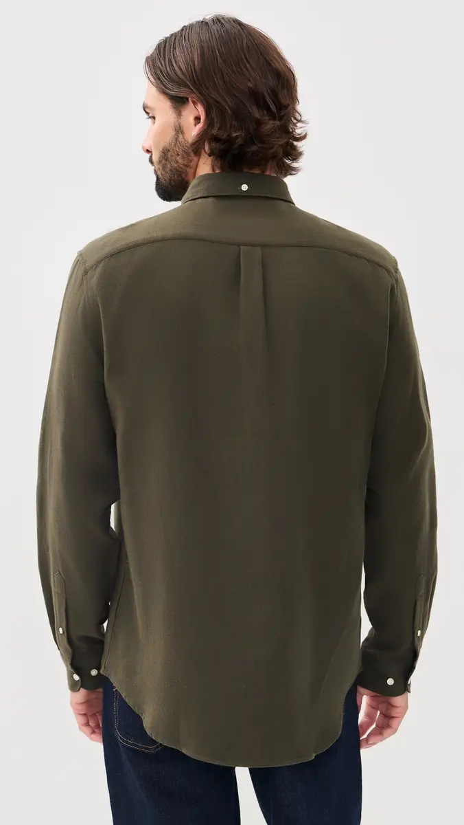 Barbour Buckley Herringbone Button Down Shirt | Thumbnail 3