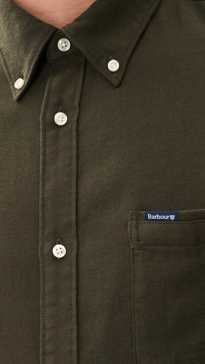 Barbour Buckley Herringbone Button Down Shirt | Thumbnail 6