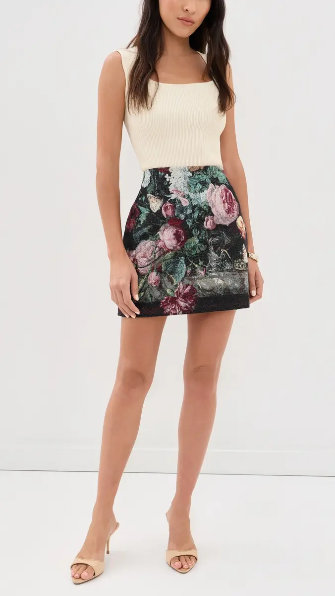 L'Agence Marseille Mini Skirt | Thumbnail 5